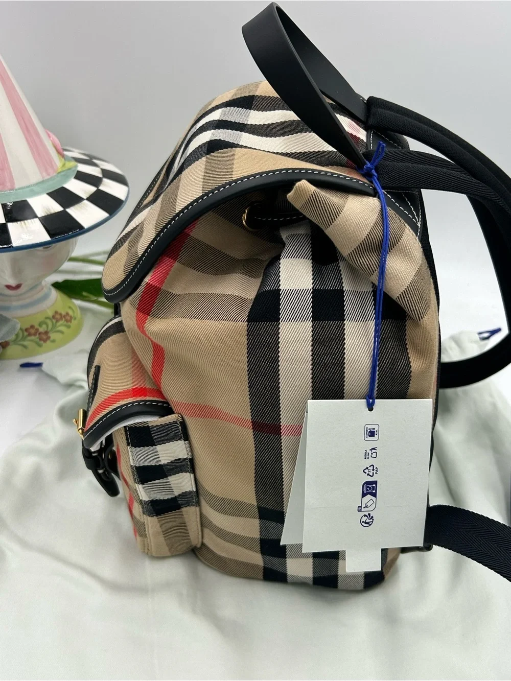 Burberry backpack signature